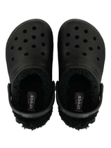 Zueco Infantil Niño Classic Lined Clog K Negro Crocs