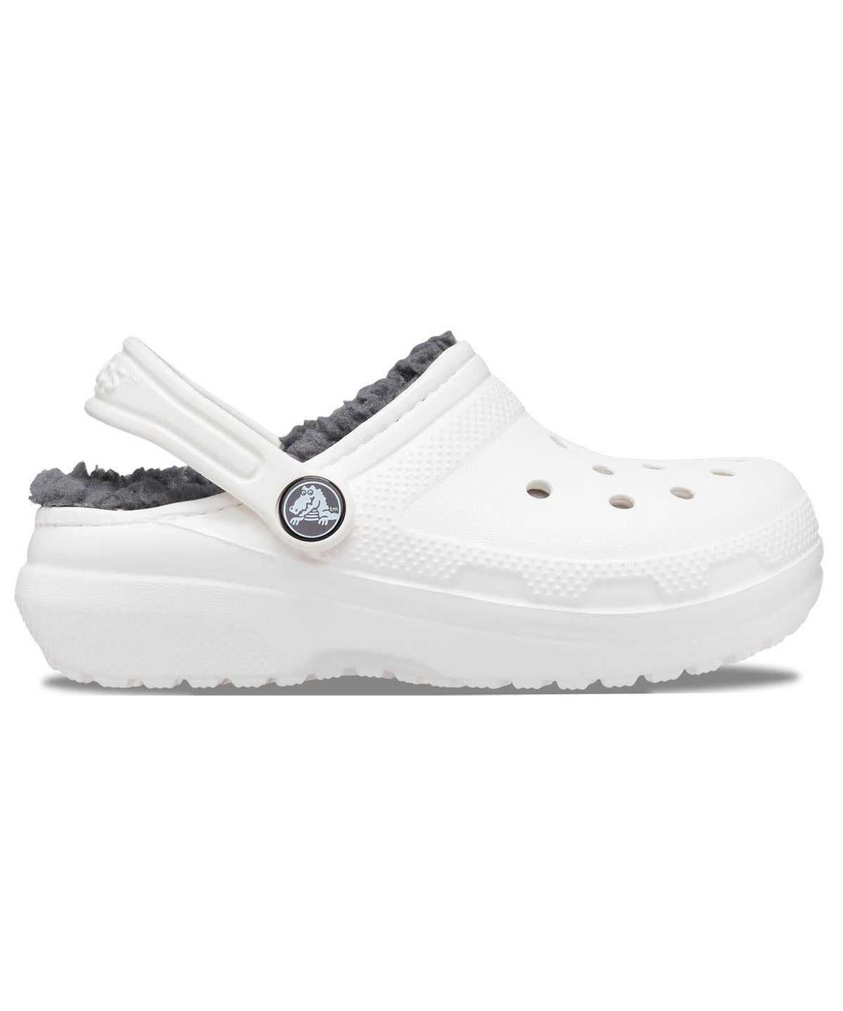 Zueco Infantil Niña Classic Lined Clog K Blanco Crocs