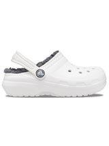 Zueco Infantil Niña Classic Lined Clog K Blanco Crocs