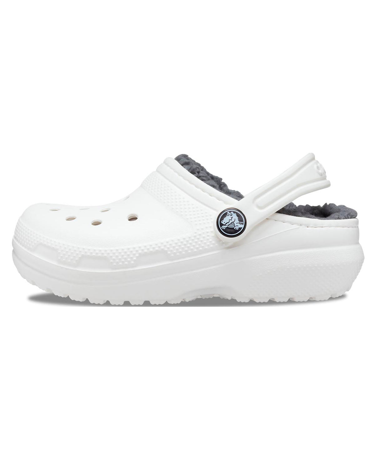 Zueco Infantil Niña Classic Lined Clog K Blanco Crocs