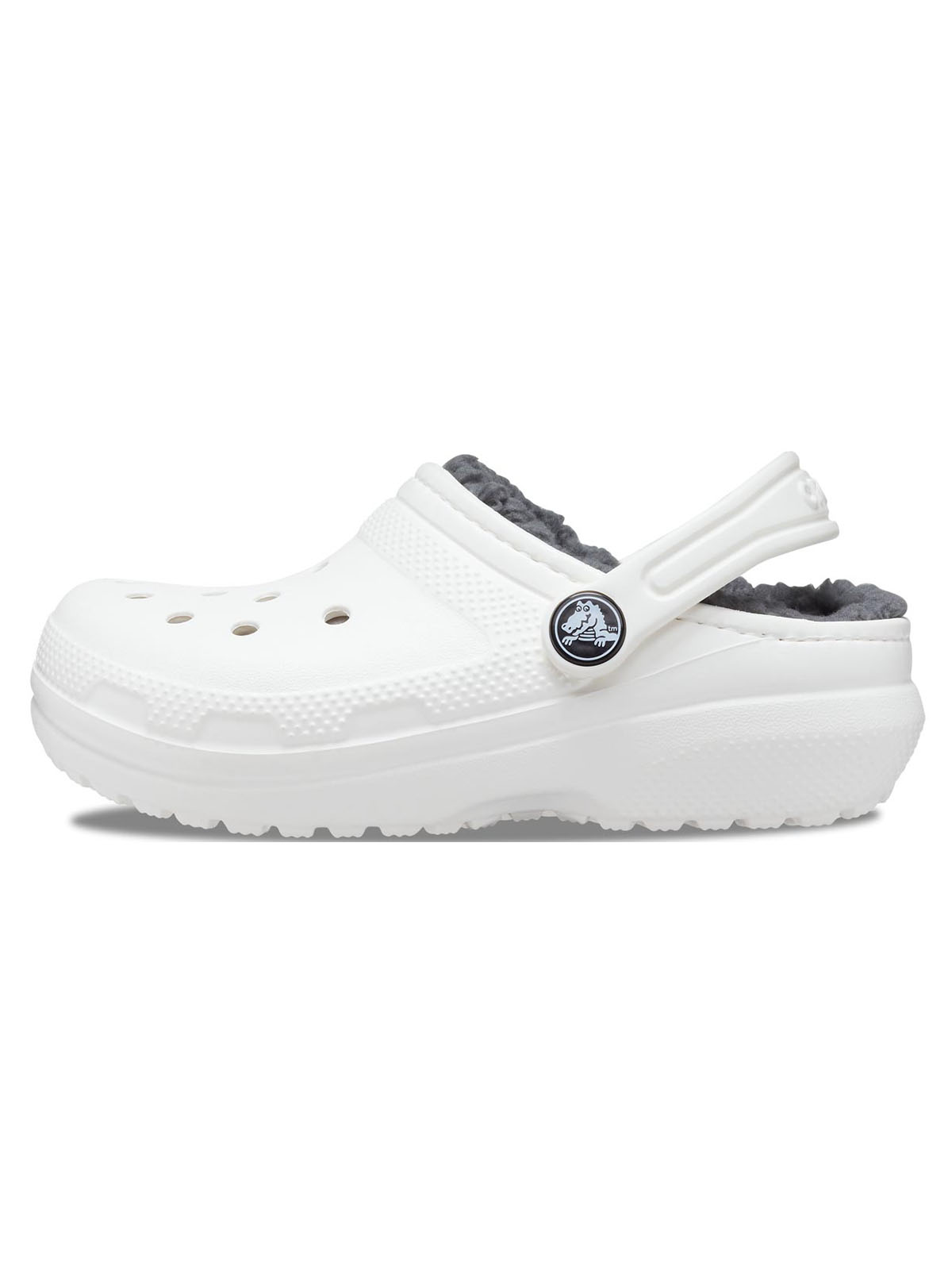 Zueco Infantil Niña Classic Lined Clog K Blanco Crocs