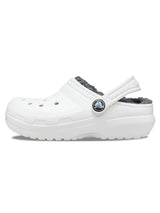 Zueco Infantil Niña Classic Lined Clog K Blanco Crocs