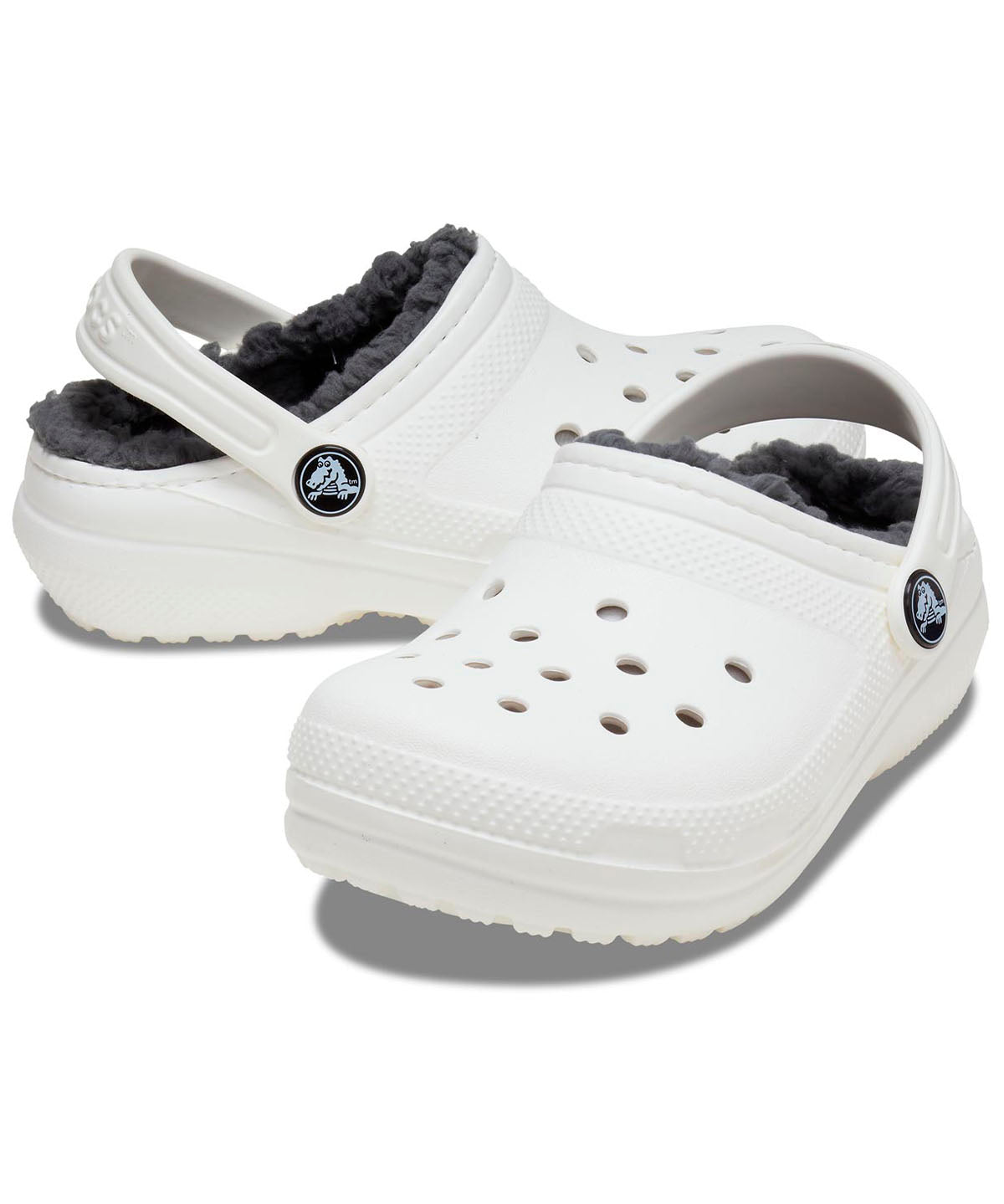 Zueco Infantil Niña Classic Lined Clog K Blanco Crocs