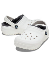 Zueco Infantil Niña Classic Lined Clog K Blanco Crocs