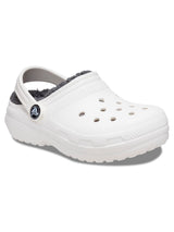 Zueco Infantil Niña Classic Lined Clog K Blanco Crocs
