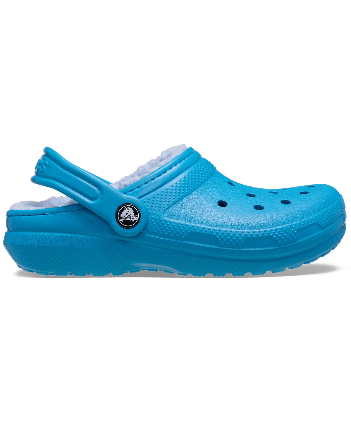 Zueco Niños Grandes Classic Lined Clog Azul Crocs