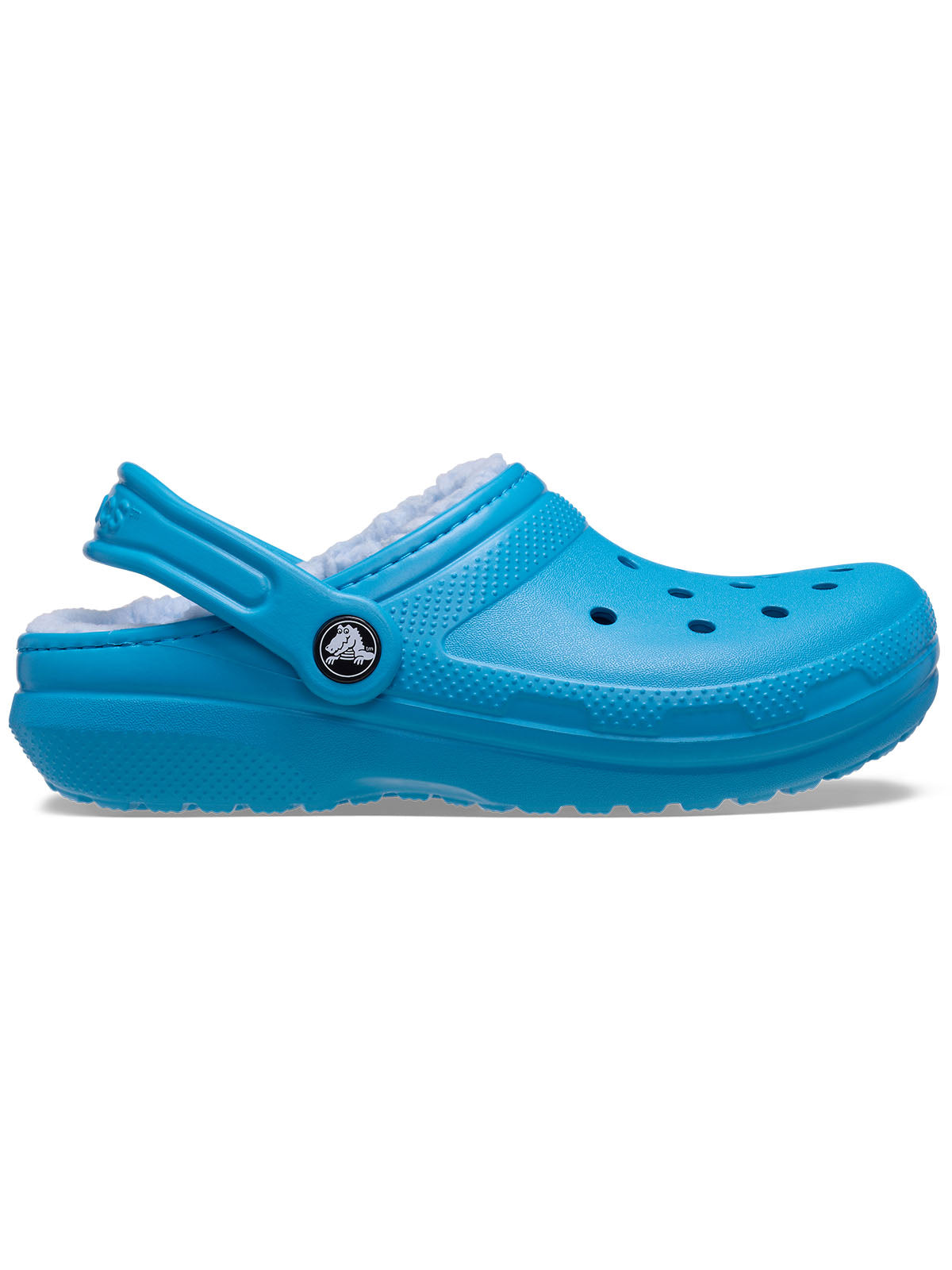 Zueco Niños Grandes Classic Lined Clog Azul Crocs