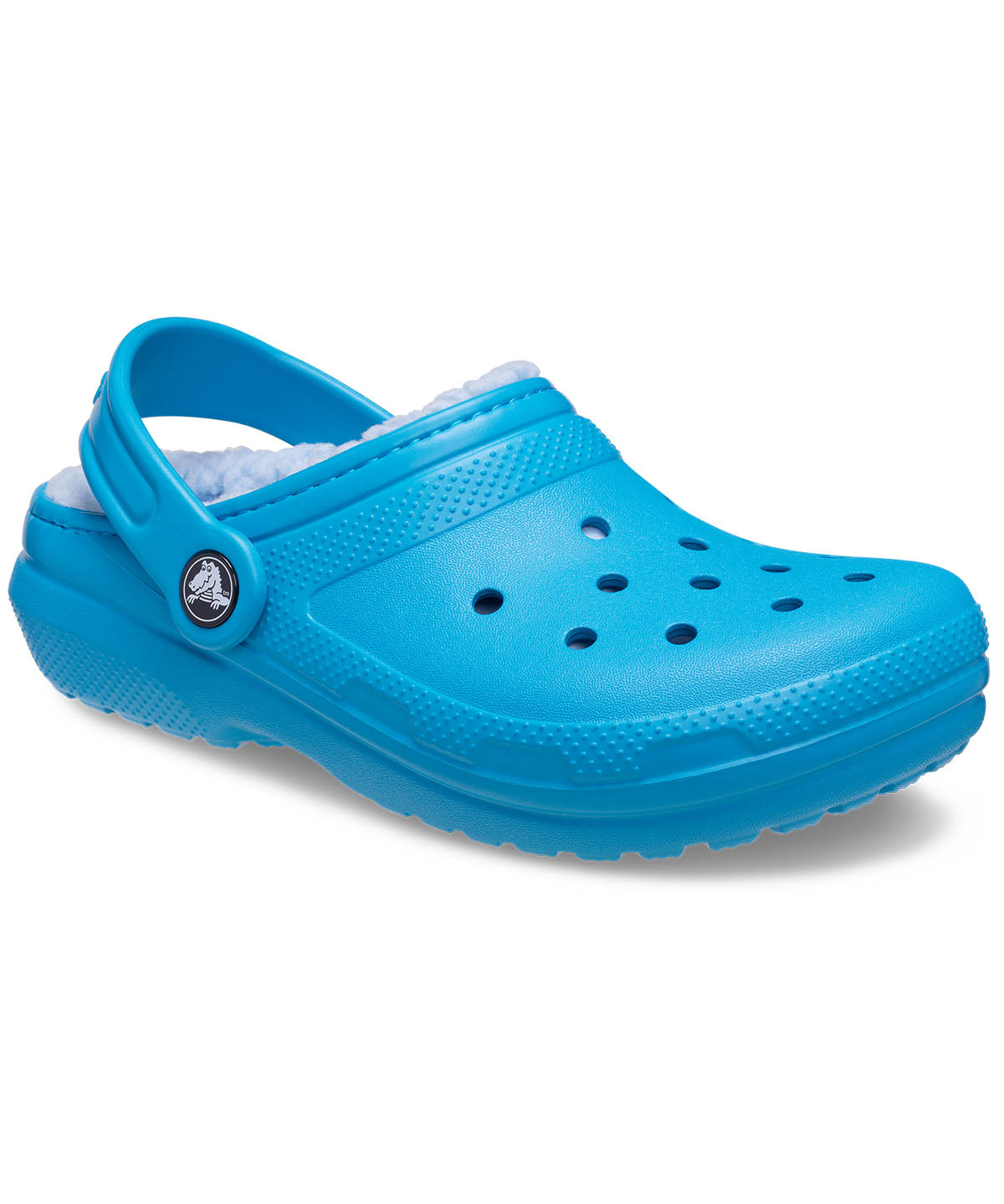 Zueco Niños Grandes Classic Lined Clog Azul Crocs