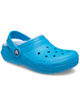 Zueco Niños Grandes Classic Lined Clog Azul Crocs