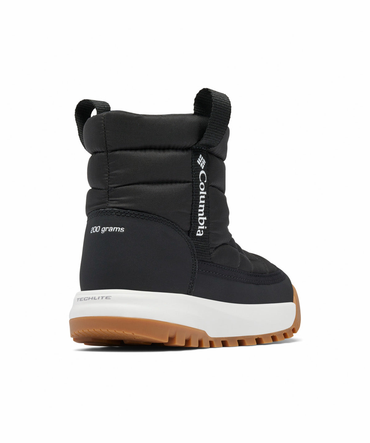 Bota Niños Snowtrot Mid Negro Columbia