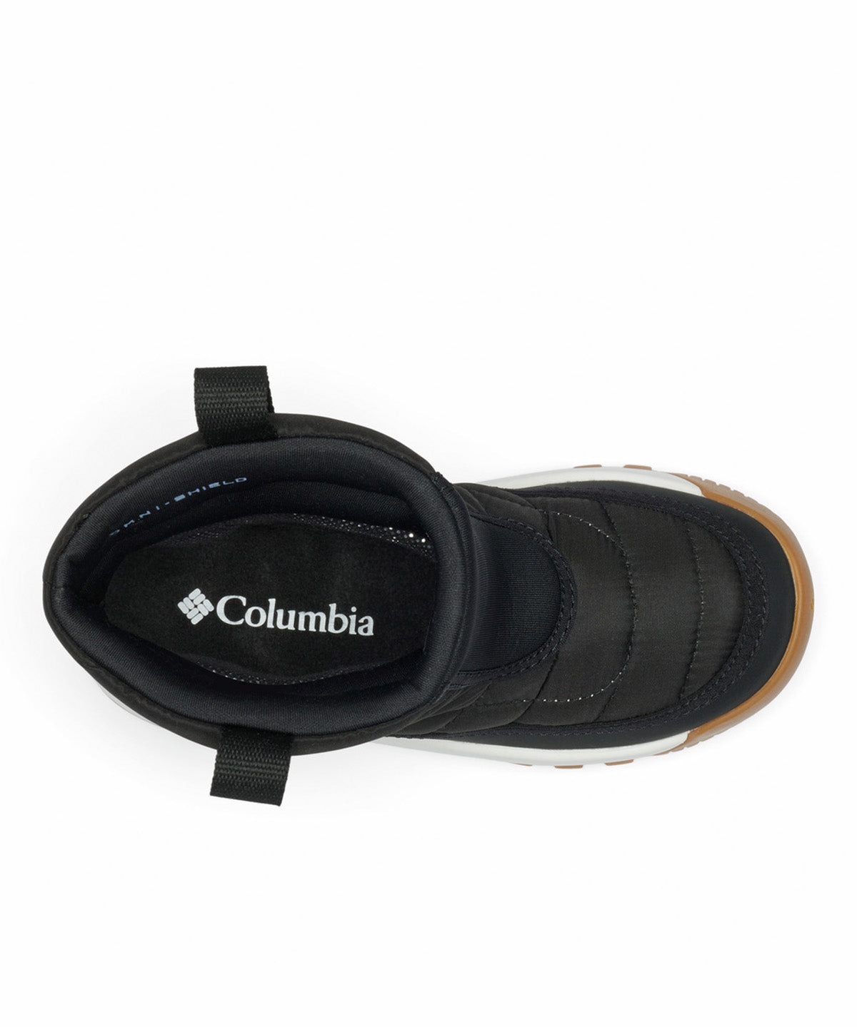 Bota Niños Snowtrot Mid Negro Columbia