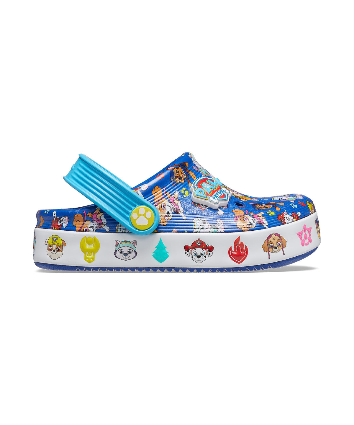 Zueco Infantil Toddler Niño Paw Patrol T Azul Crocs