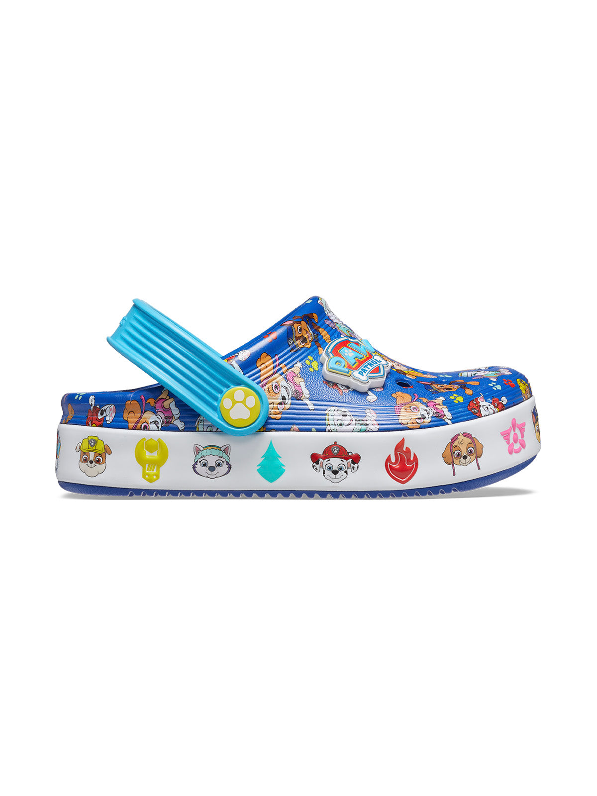 Zueco Infantil Toddler Niño Paw Patrol T Azul Crocs
