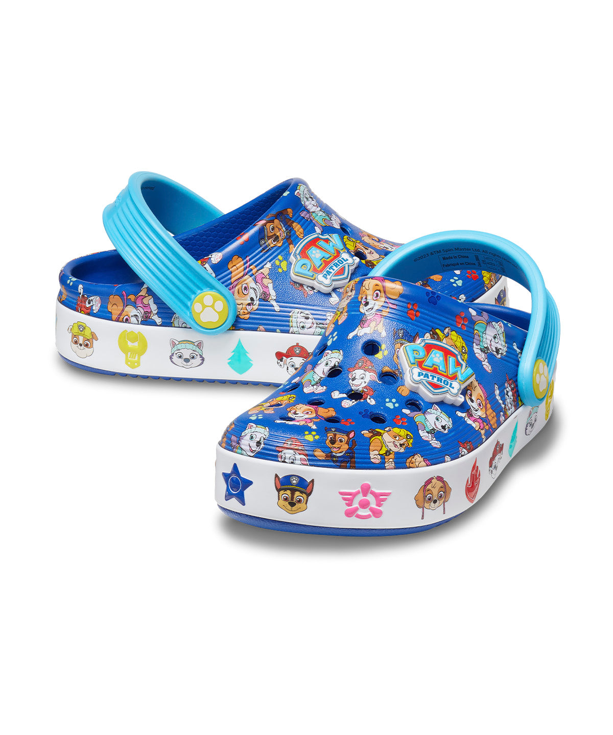 Zueco Infantil Toddler Niño Paw Patrol T Azul Crocs
