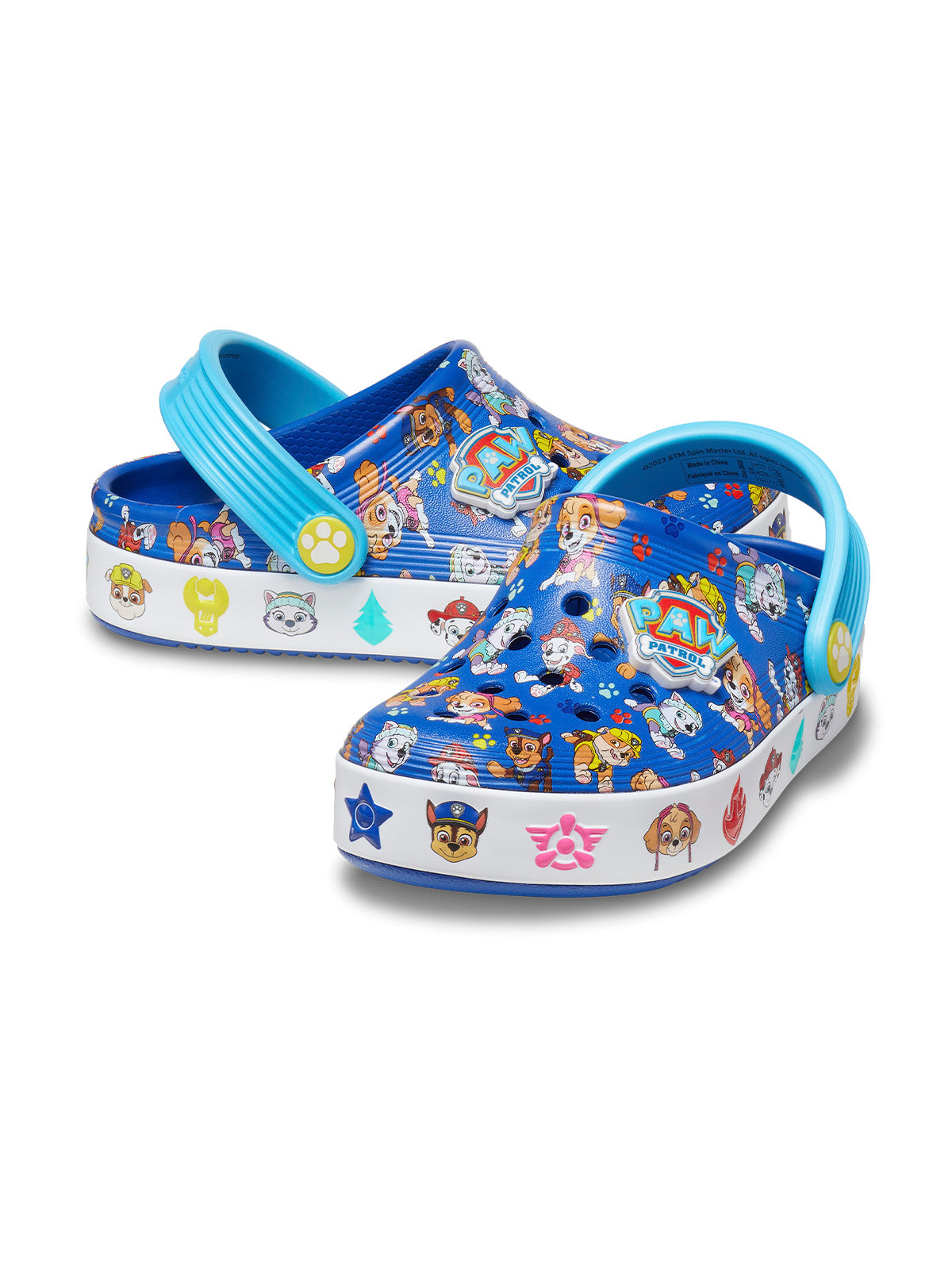 Zueco Infantil Toddler Niño Paw Patrol T Azul Crocs