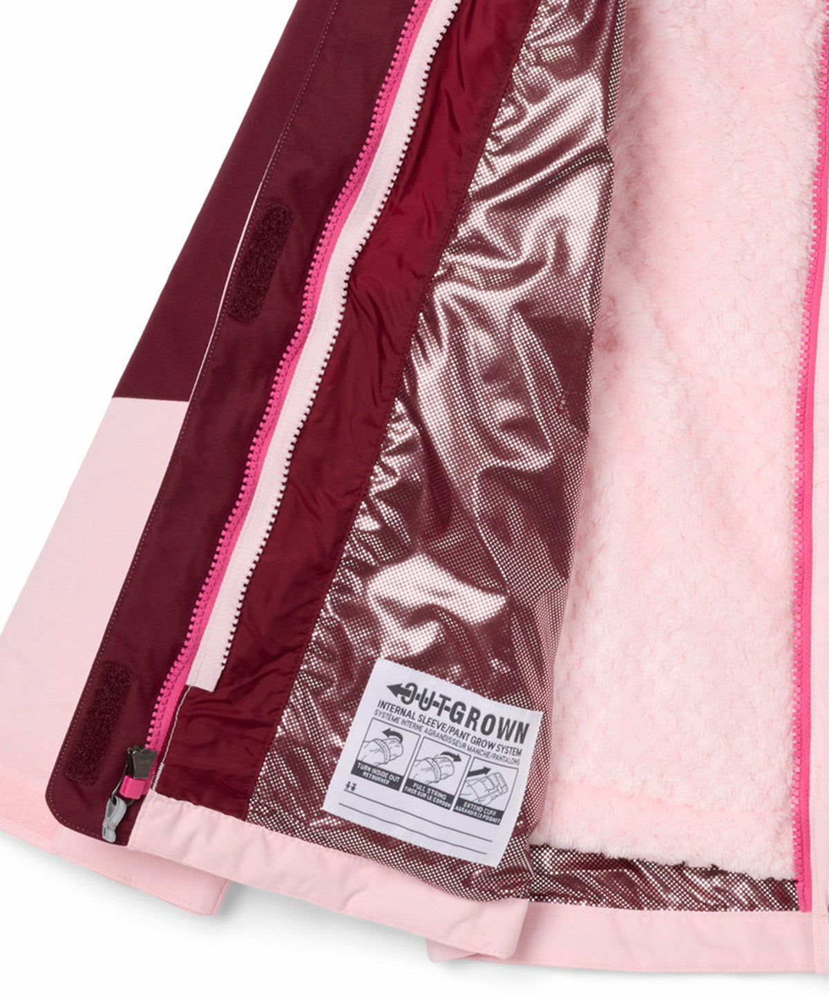 Parka Niña Bugaboo III Fleece Interchange Rosado Columbia