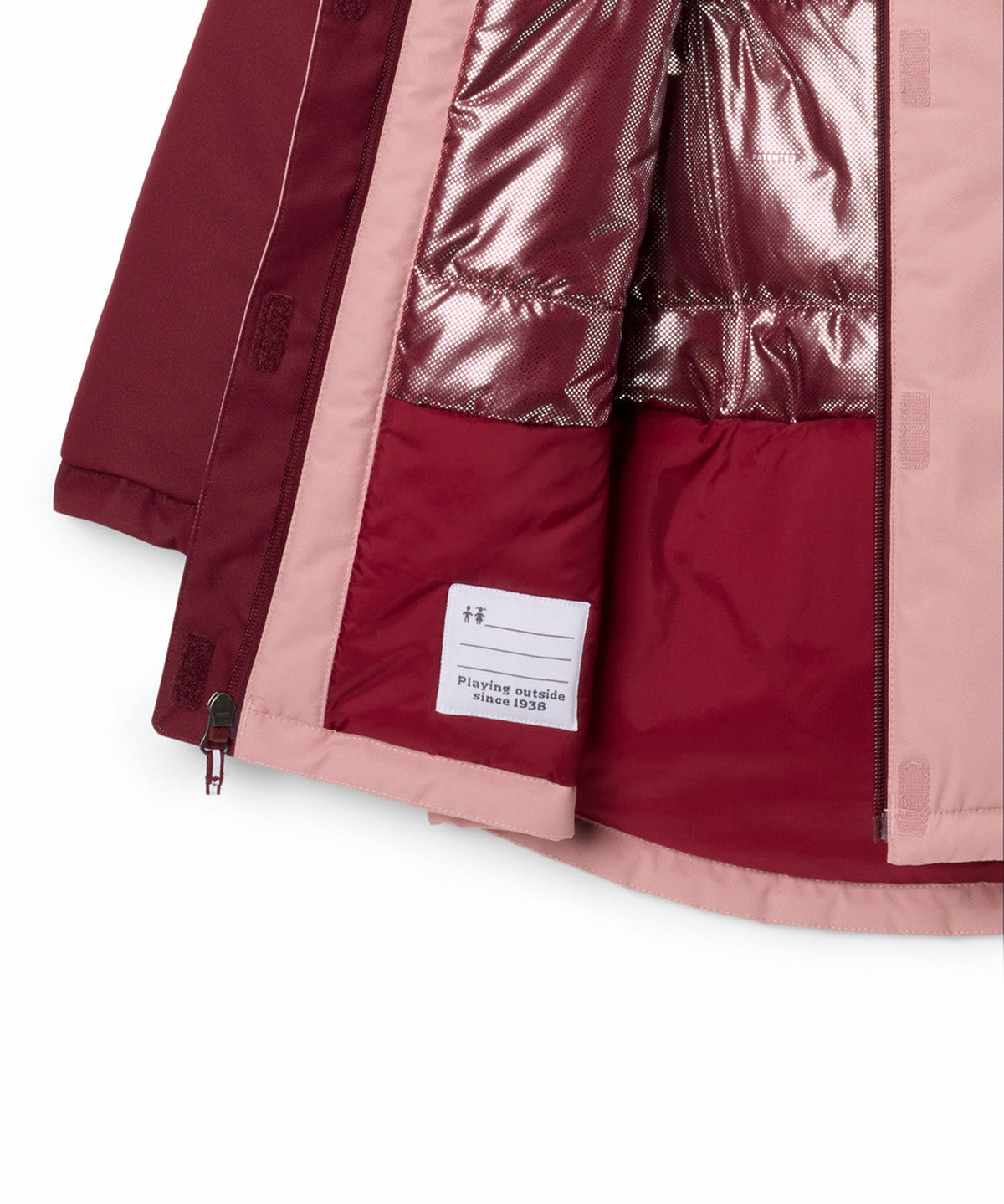 Chaqueta Niña Impermeable Hikebound ll Long Rosada