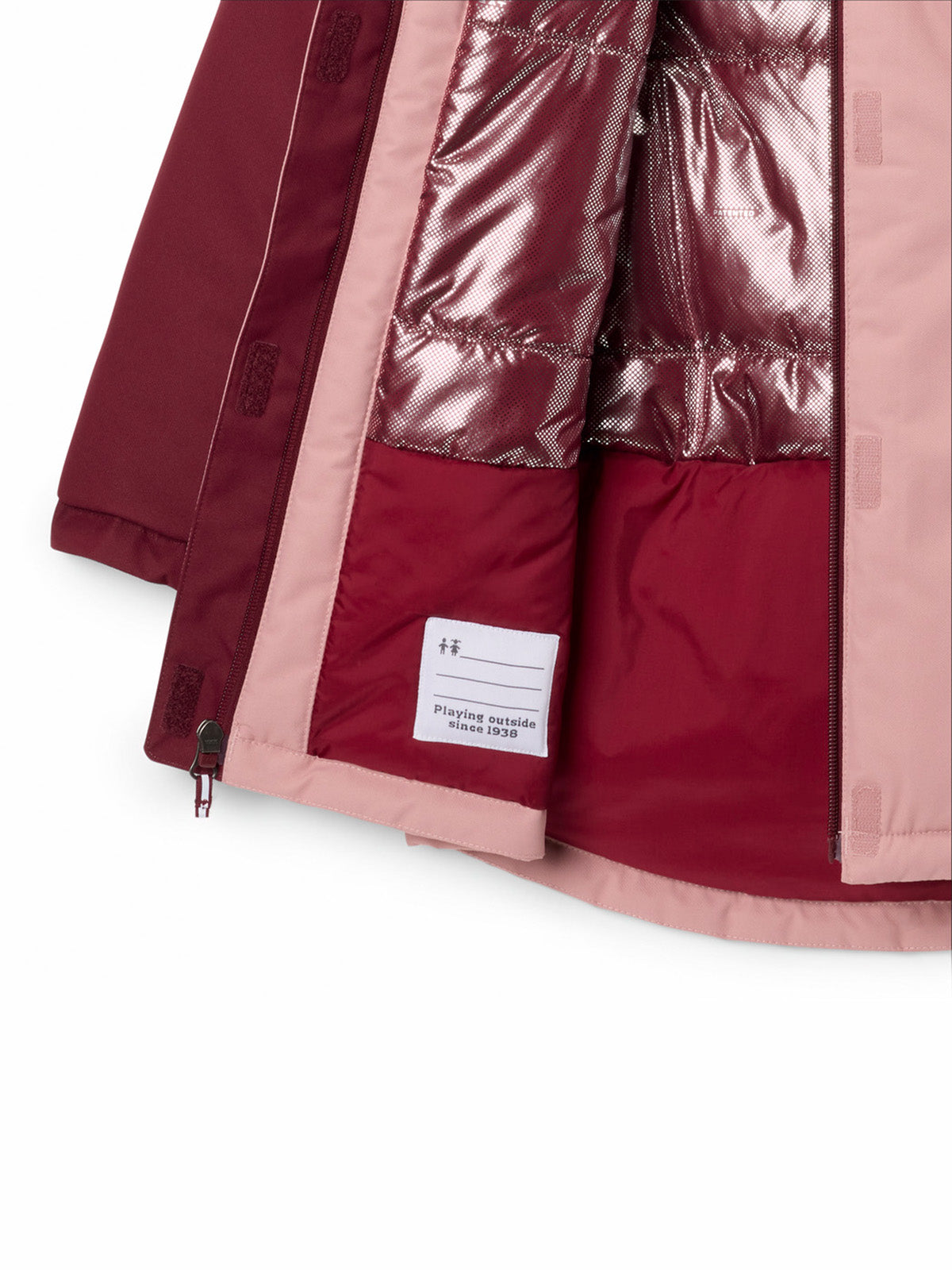 Chaqueta Niña Impermeable Hikebound ll Long Rosada