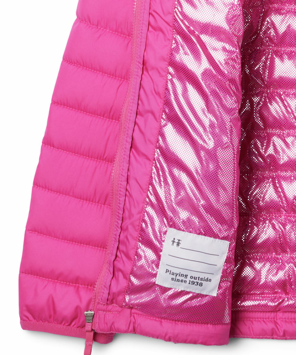 Parka Niña Powder Lite II Rosado Columbia