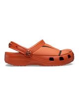 Zueco Niños Grandes Classic Clog Naranja Oscuro Crocs