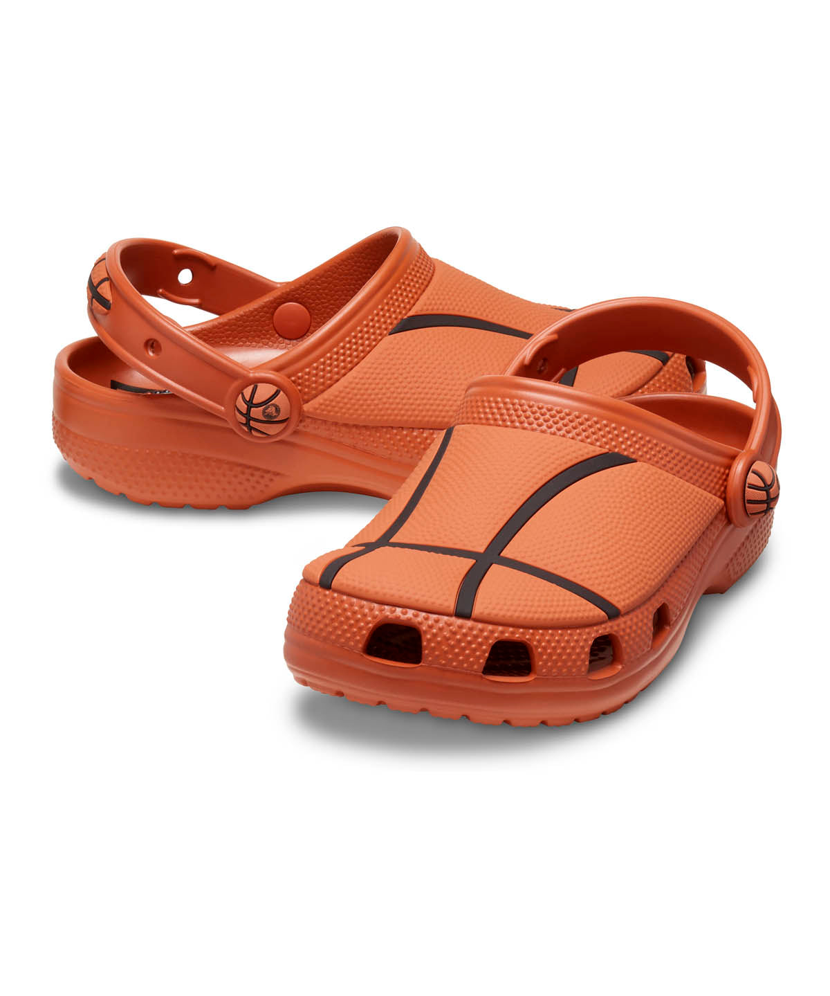 Zueco Niños Grandes Classic Clog Naranja Oscuro Crocs