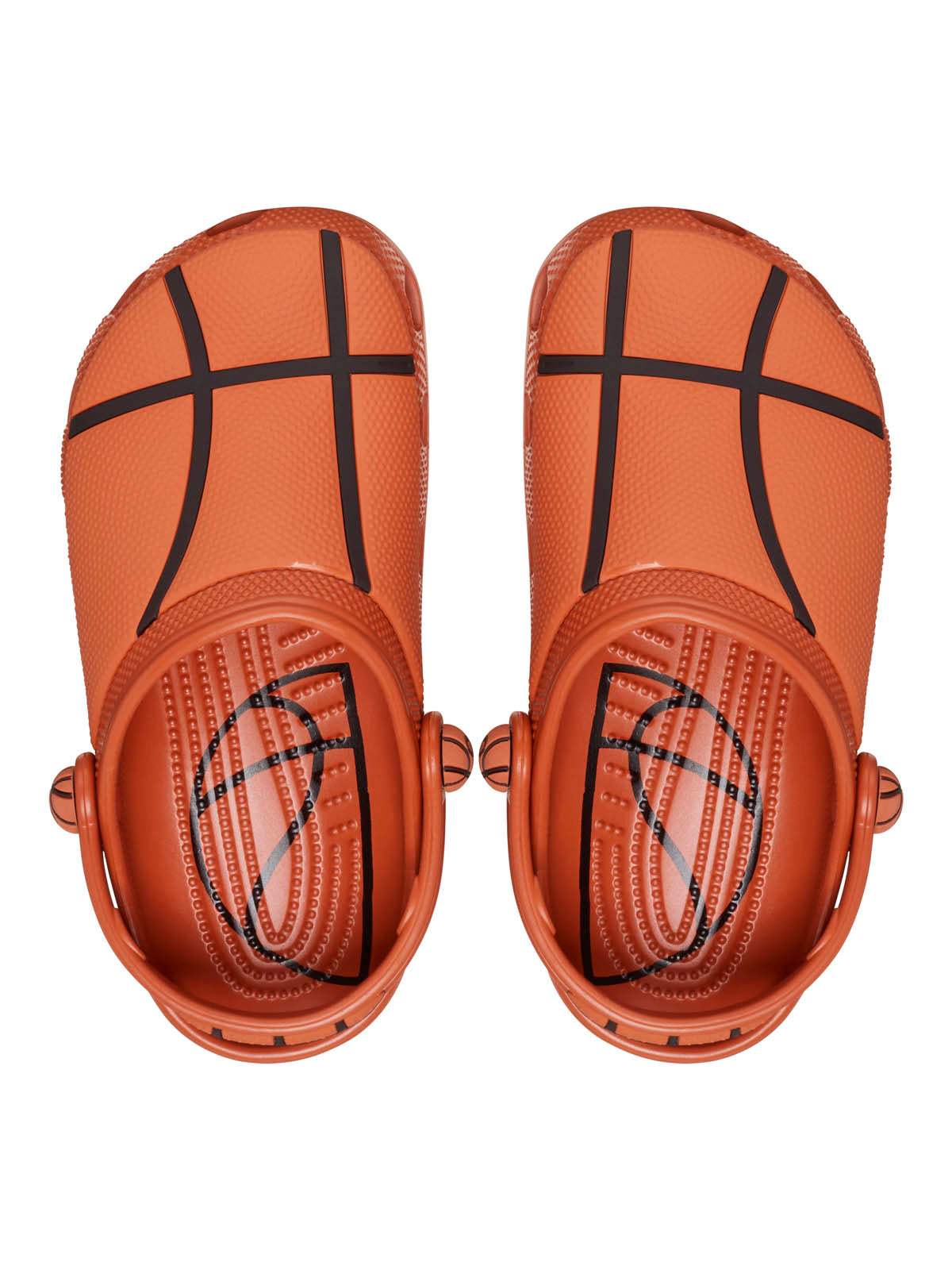 Zueco Niños Grandes Classic Clog Naranja Oscuro Crocs