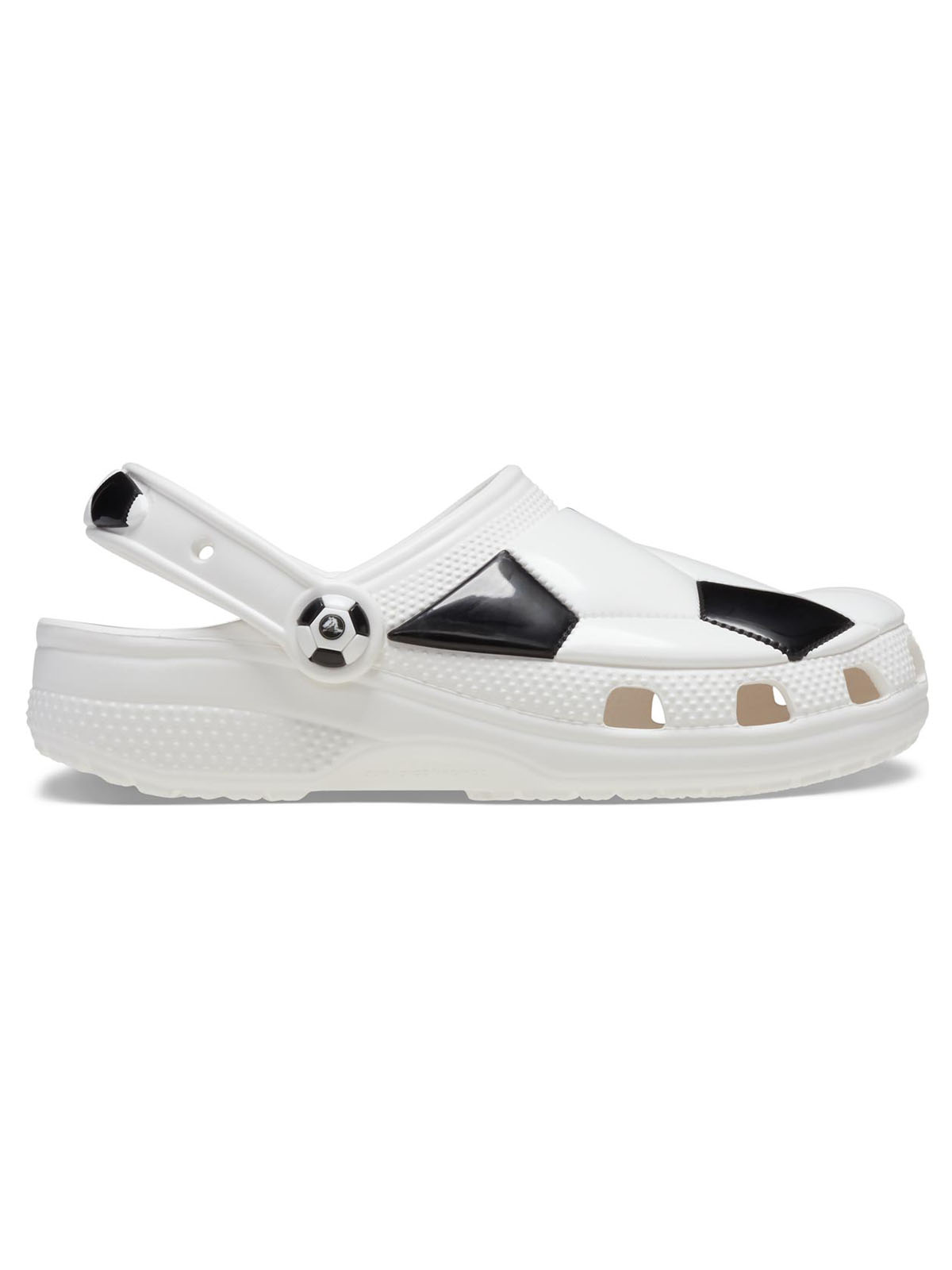 Zueco Infantil Niña Soccer Ball Clog K Blanco Crocs