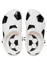 Zueco Infantil Niña Soccer Ball Clog K Blanco Crocs