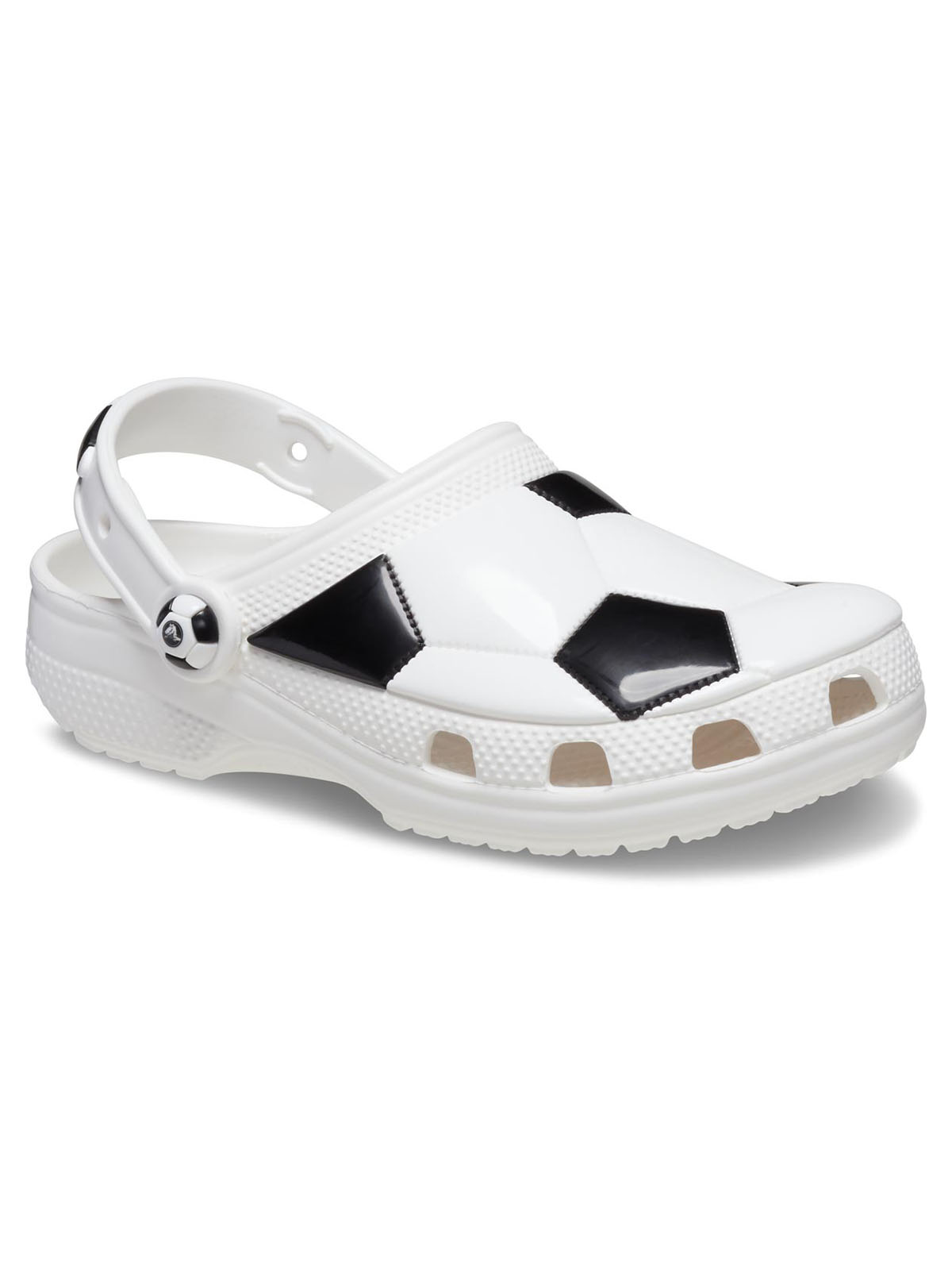 Zueco Infantil Niña Soccer Ball Clog K Blanco Crocs