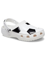 Zueco Infantil Niña Soccer Ball Clog K Blanco Crocs