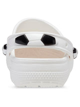 Zueco Infantil Niña Soccer Ball Clog K Blanco Crocs
