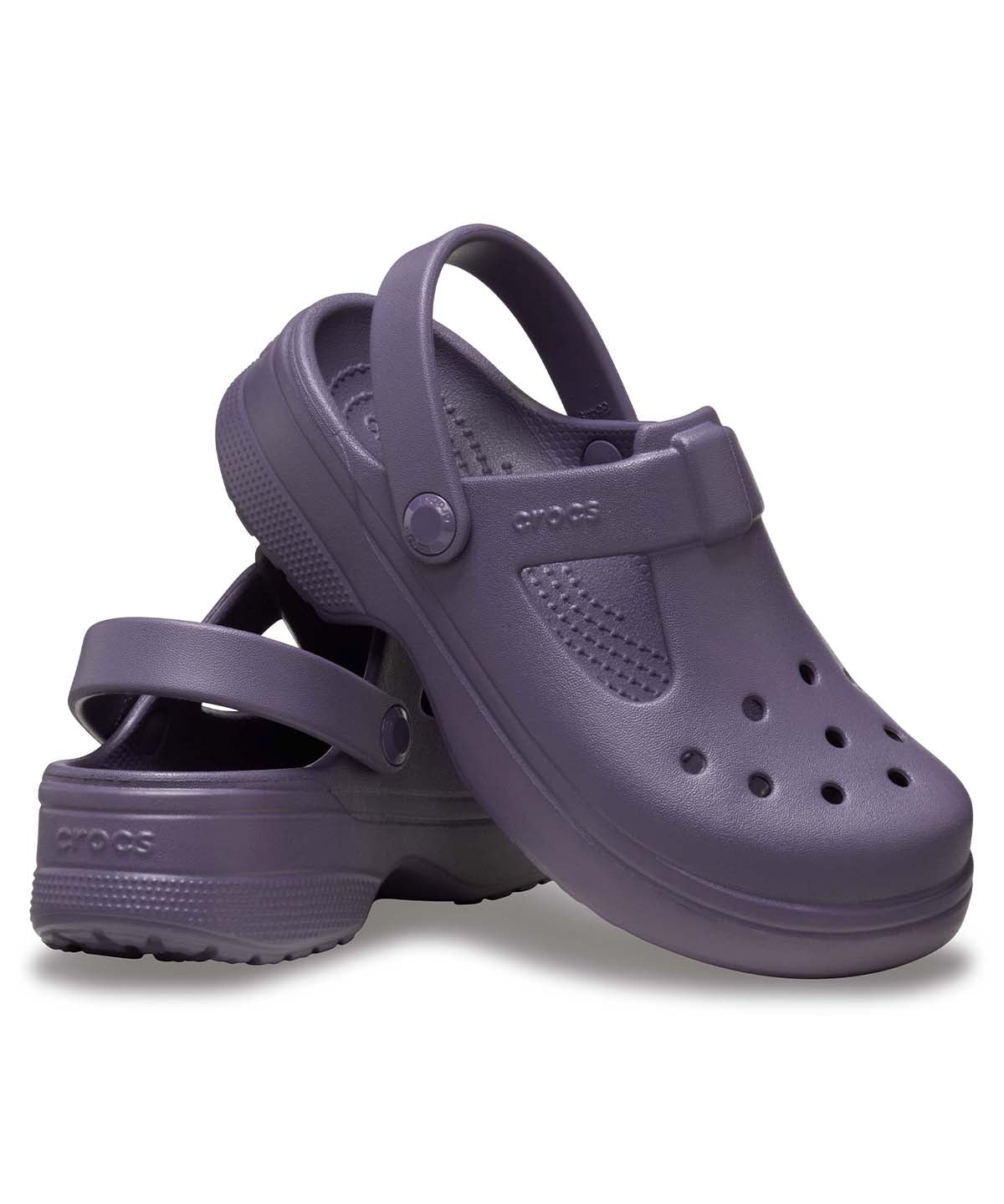 Zueco Niño Mary Jane K Morado Crocs