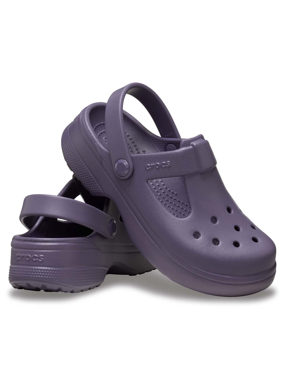Zueco Niño Mary Jane K Morado Crocs