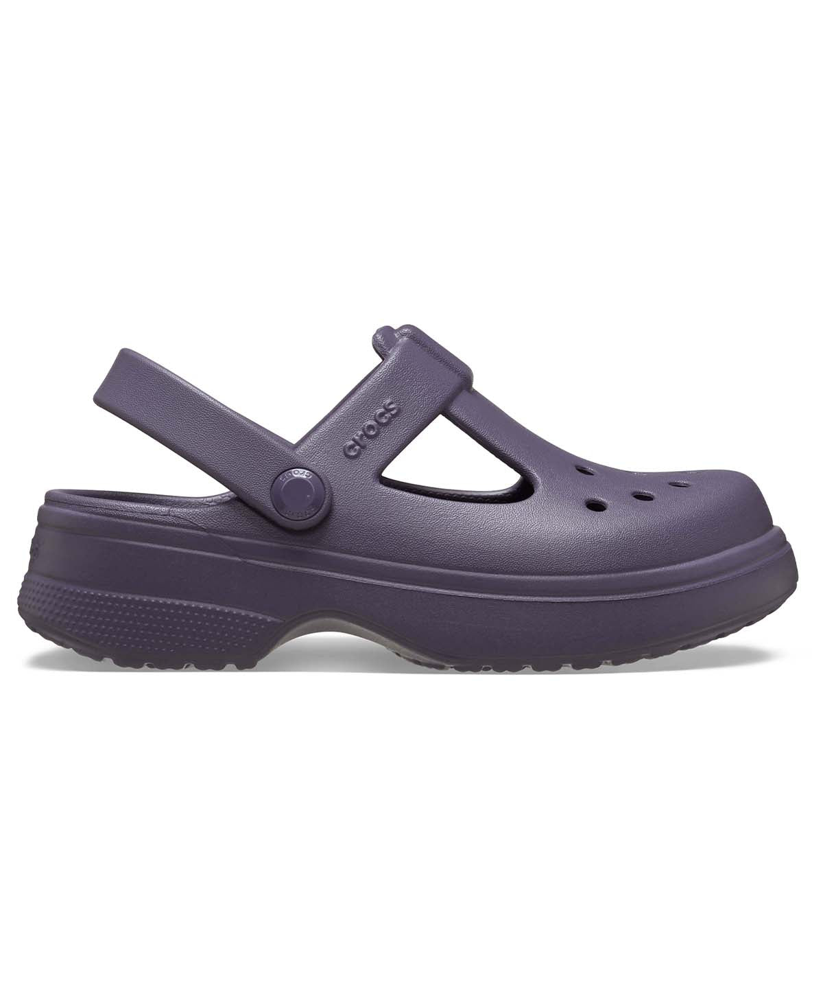 Zueco Niño Mary Jane T Morado Crocs