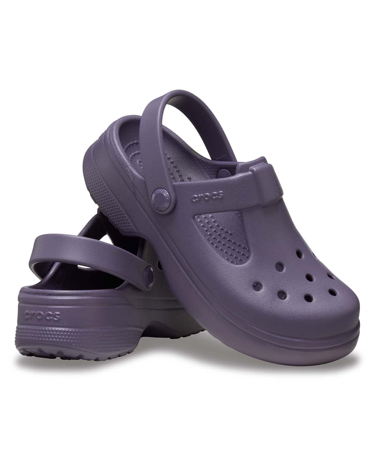 Zueco Niño Mary Jane T Morado Crocs