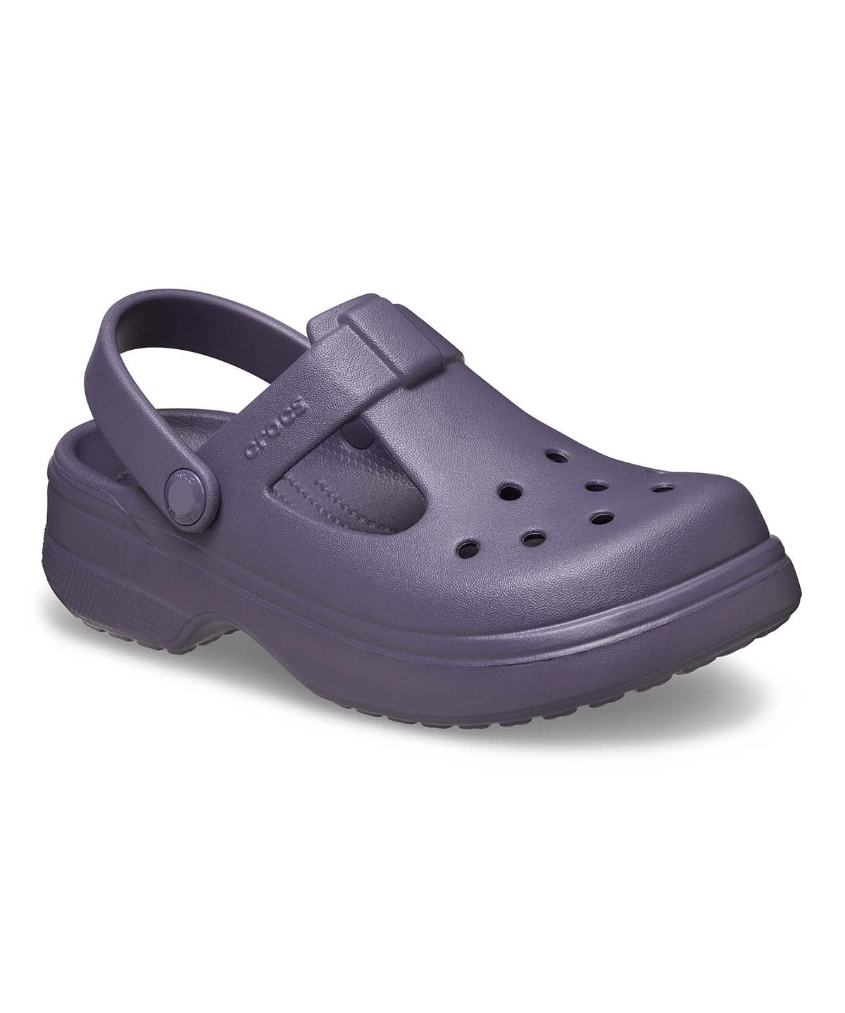 Zueco Niño Mary Jane T Morado Crocs
