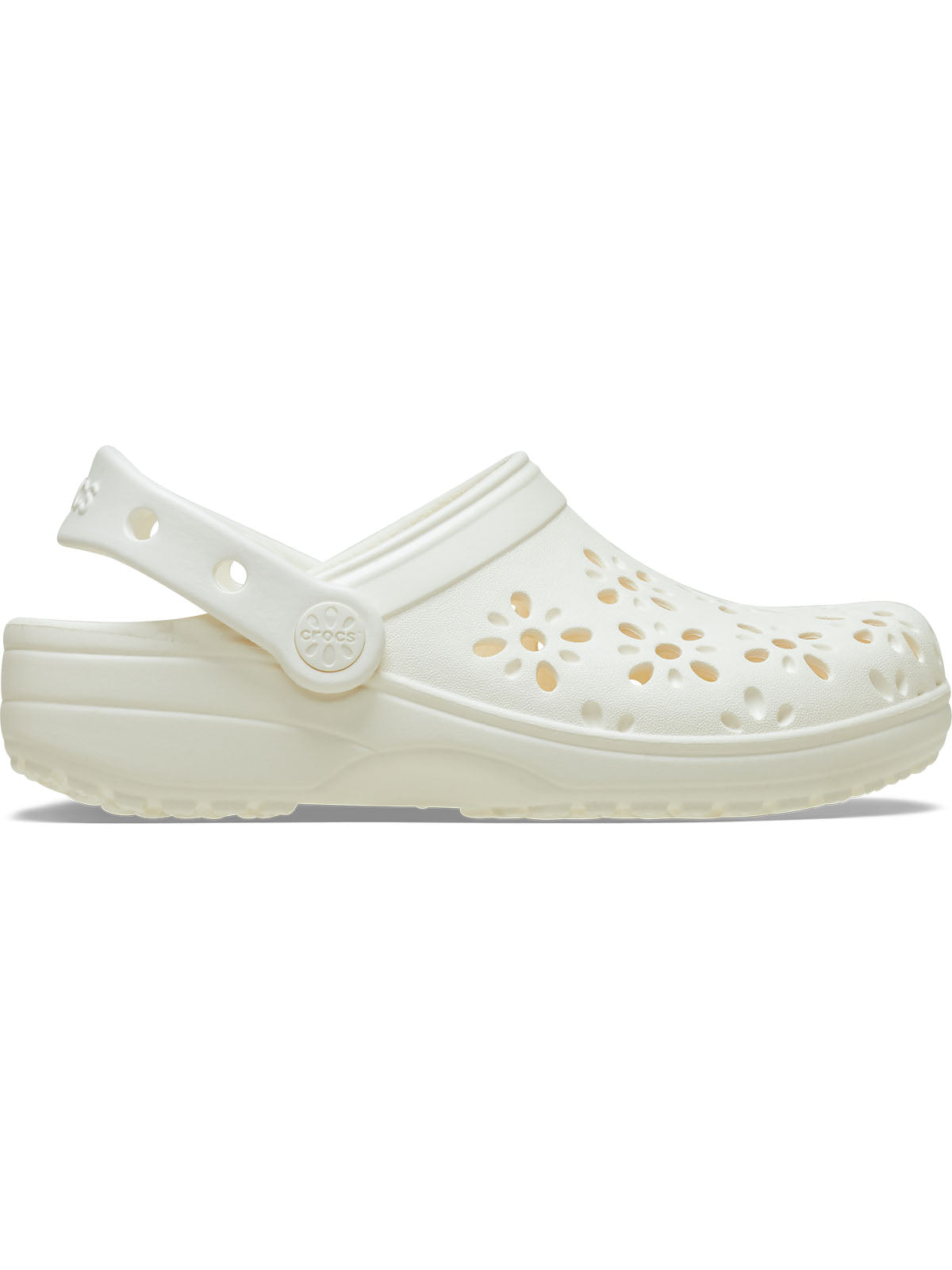 Zueco Infantil Toddler Niña Classic Floral Clg T Blanco Crocs