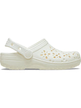 Zueco Infantil Toddler Niña Classic Floral Clg T Blanco Crocs