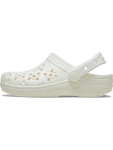 Zueco Infantil Toddler Niña Classic Floral Clg T Blanco Crocs