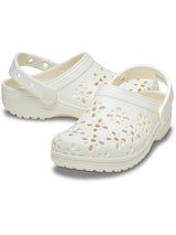 Zueco Infantil Toddler Niña Classic Floral Clg T Blanco Crocs