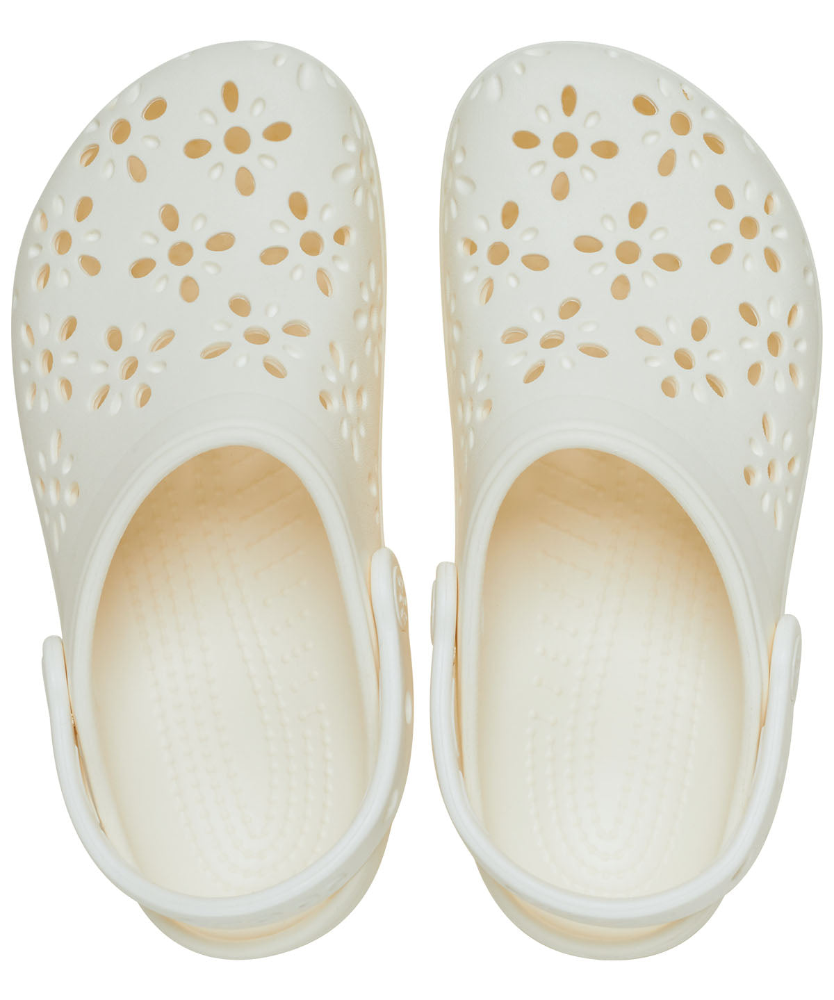 Zueco Infantil Toddler Niña Classic Floral Clg T Blanco Crocs