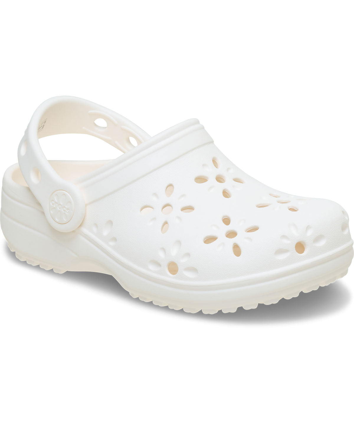 Zueco Infantil Toddler Niña Classic Floral Clg T Blanco Crocs