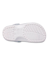 Zueco Niños Grandes Classic Clog Glitter Plateado Crocs