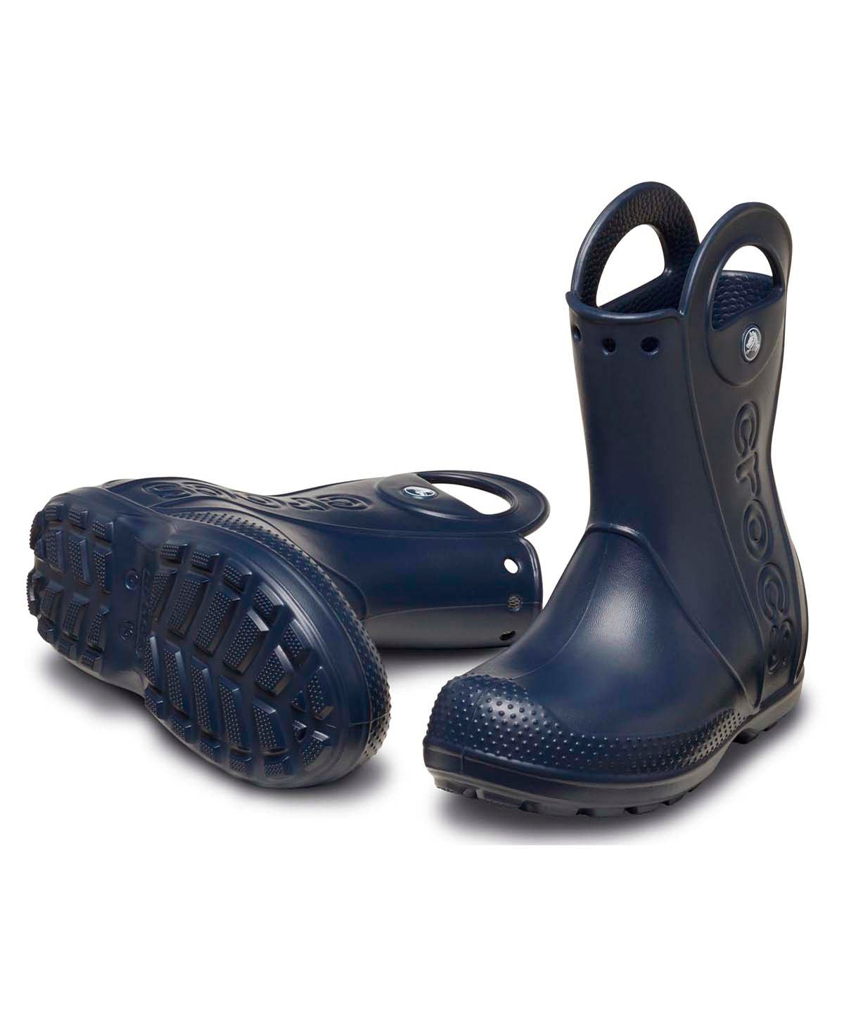 Bota Lluvia Niños Grandes Handle It Rain Azul Crocs