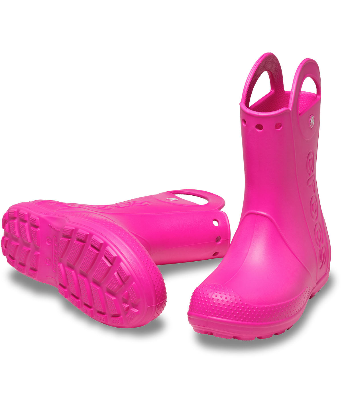 Bota Lluvia Niños Grandes Handle It Rain Rosa Crocs