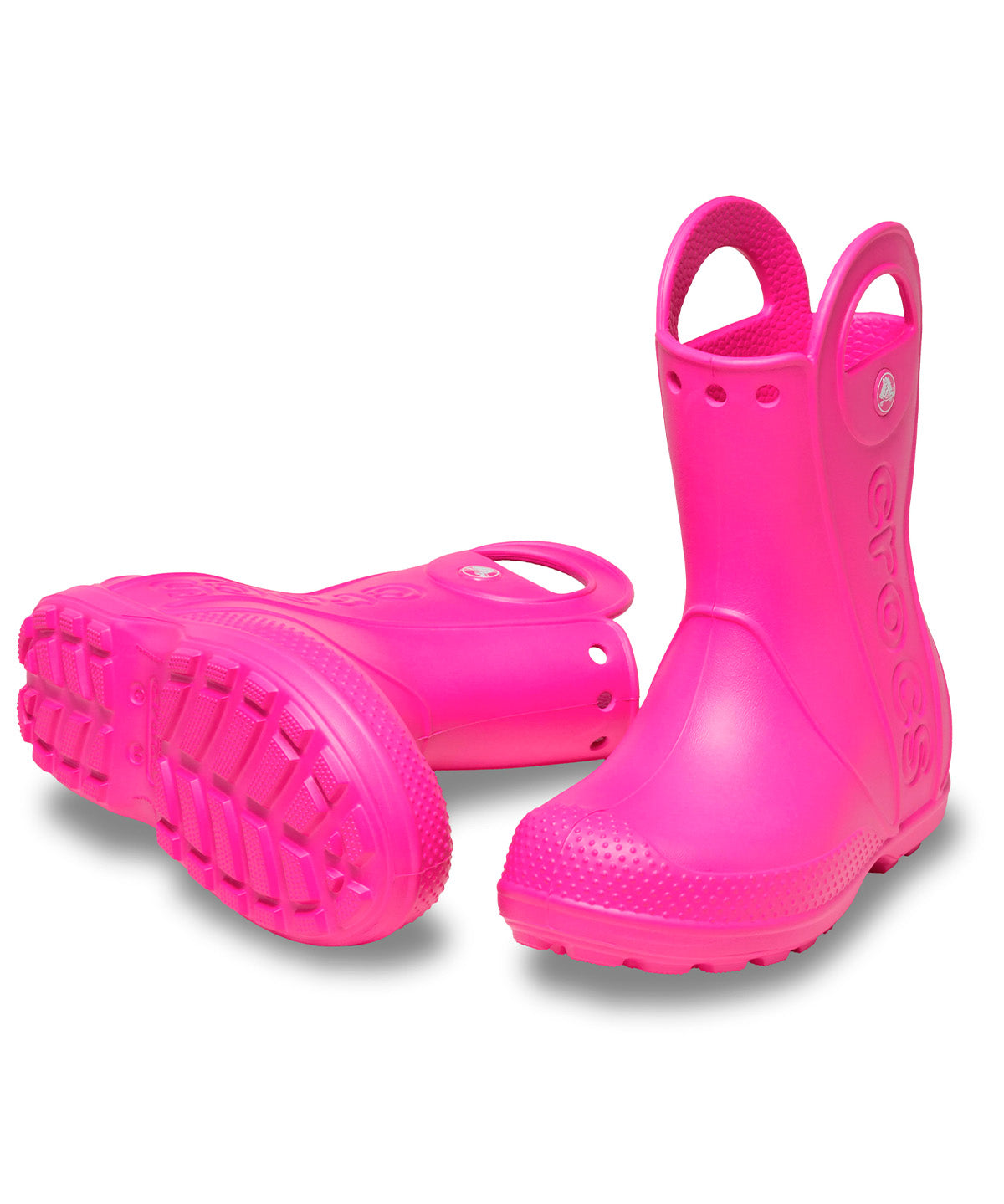 Bota Lluvia Niños Pequeños Handle It Boot Rosado Crocs