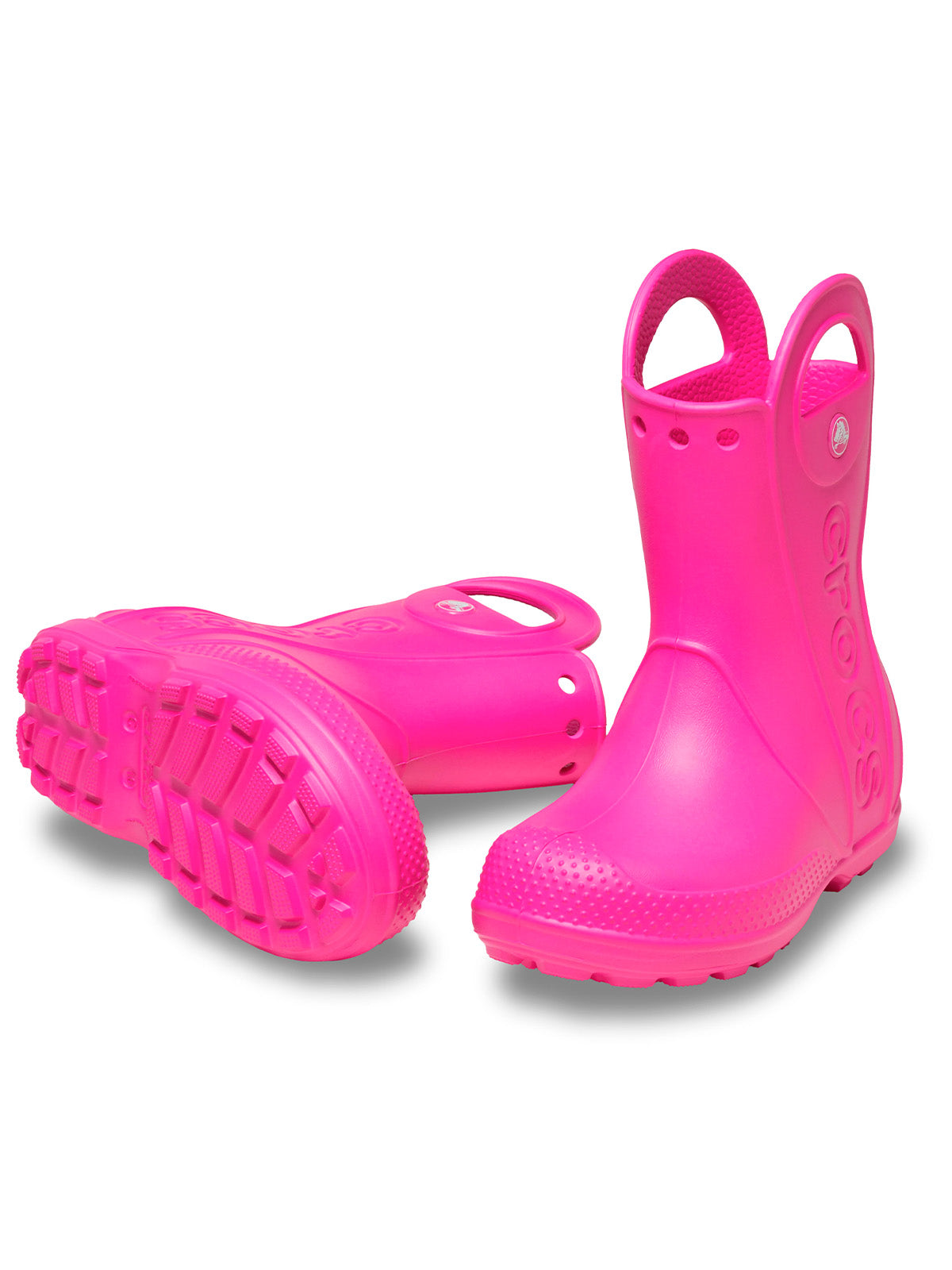 Bota Lluvia Niños Pequeños Handle It Boot Rosado Crocs