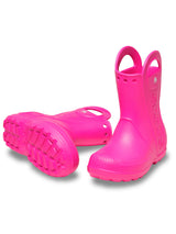 Bota Lluvia Niños Pequeños Handle It Boot Rosado Crocs
