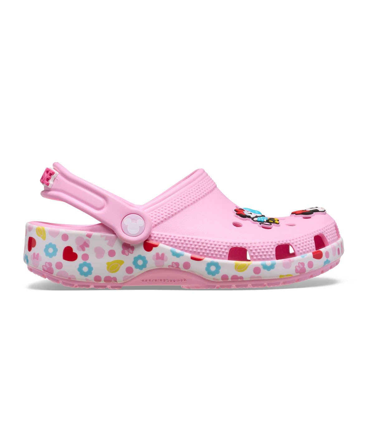 Zueco Niños Grandes Mickey Friends Minnie Rosado Crocs
