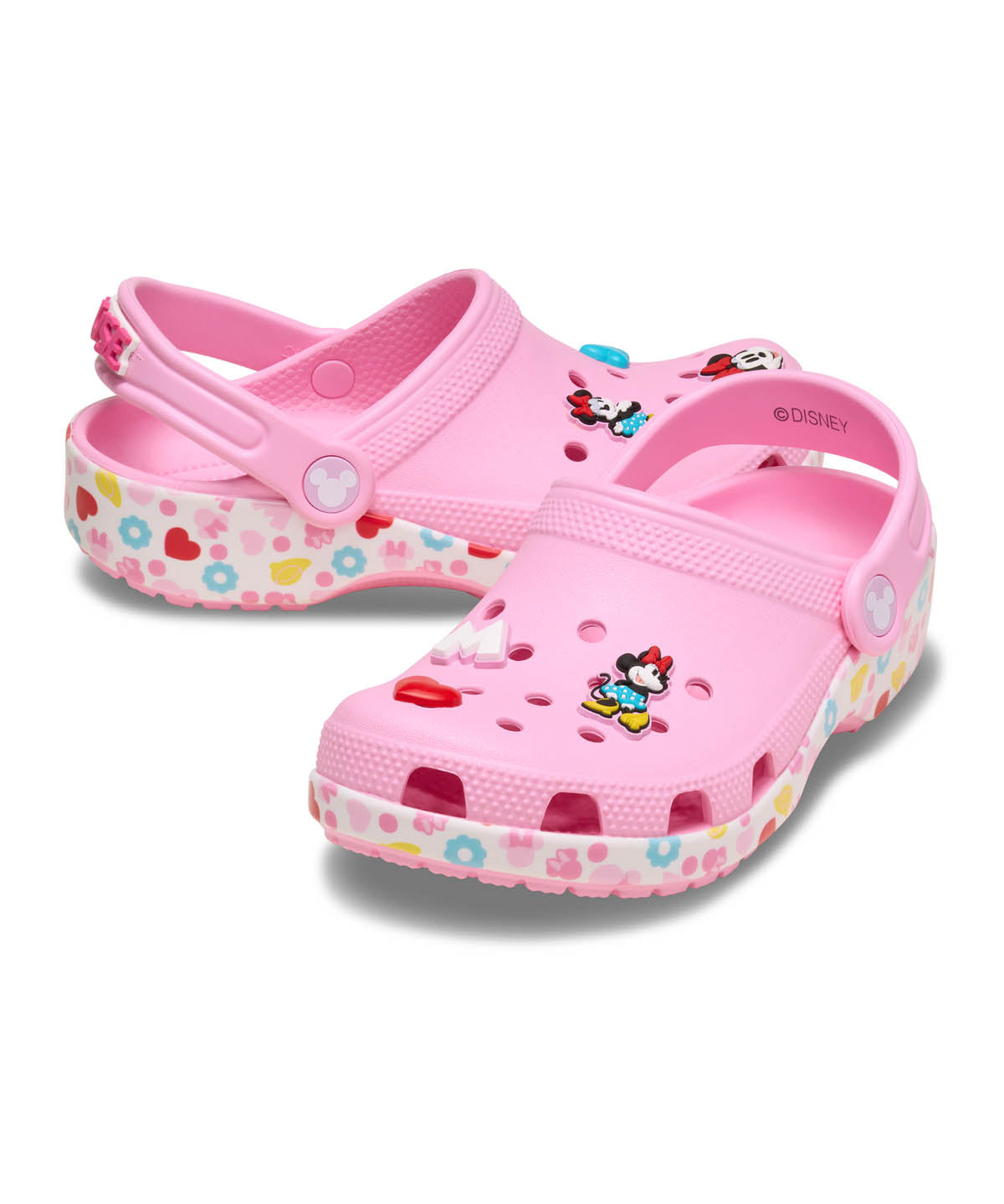 Zueco Niños Grandes Mickey Friends Minnie Rosado Crocs